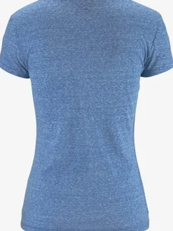 T-shirt de plage en V avec imprimé graphique sur le devant