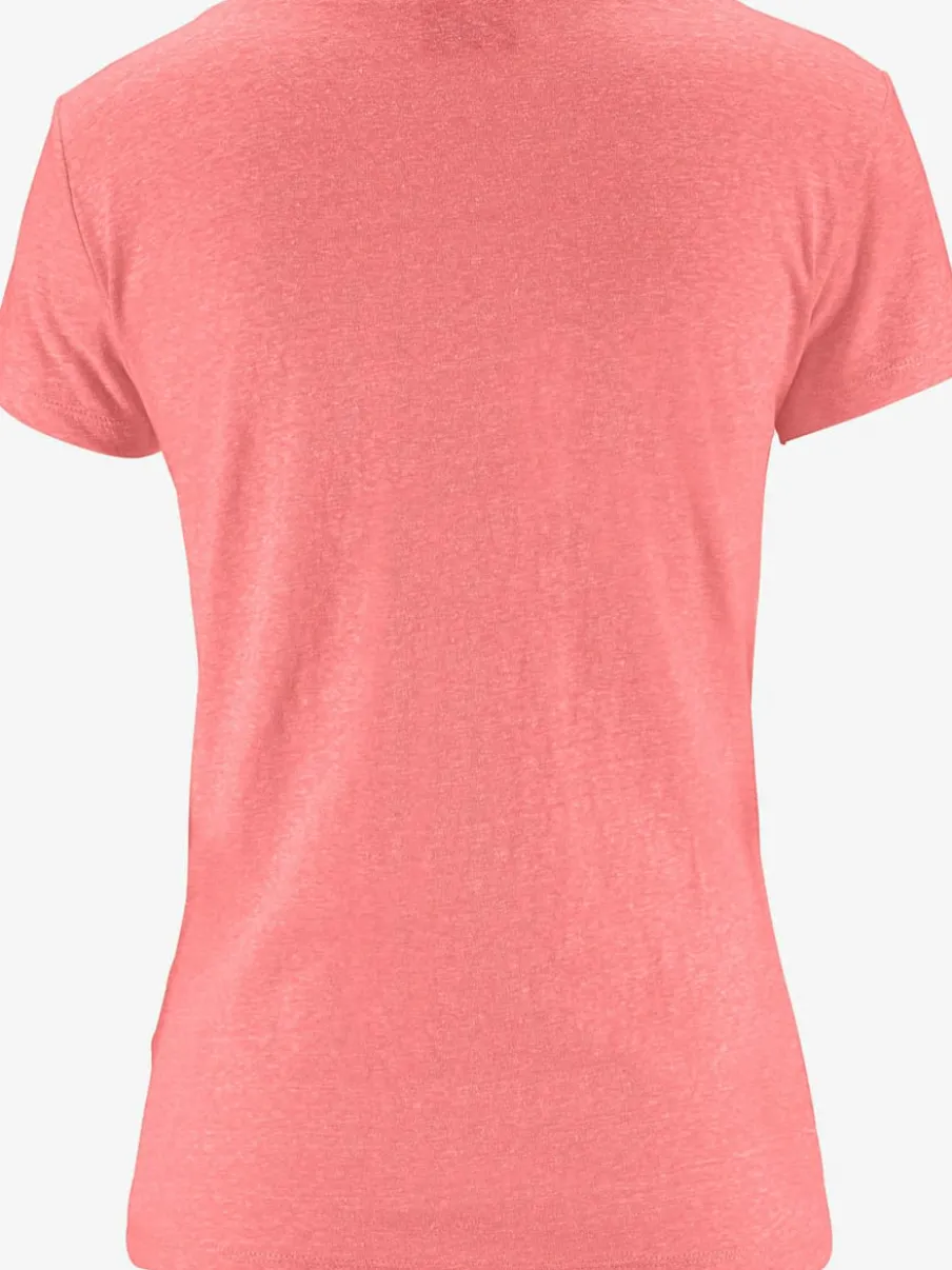 T-shirt de plage en V avec imprimé graphique sur le devant