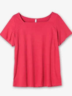 T-shirt encolure carrée