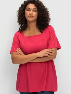 T-shirt encolure carrée