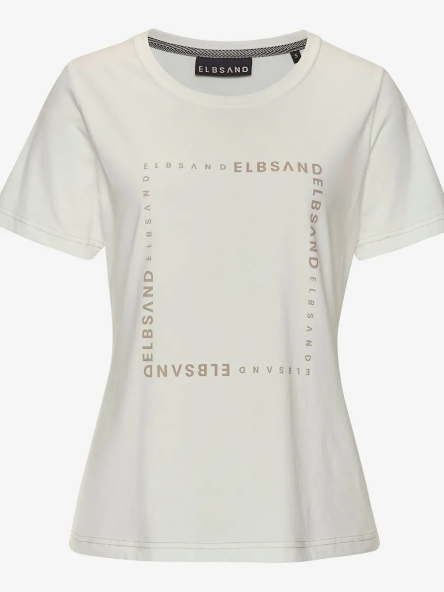 T-shirt encolure ronde avec logo sur le devant