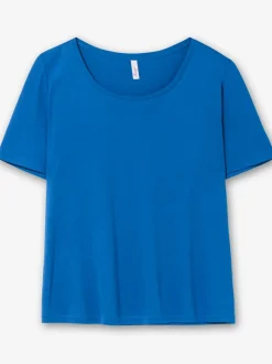 T-shirt encolure ronde dégagée