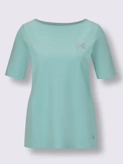T-shirt à encolure ronde en coton Pima doux