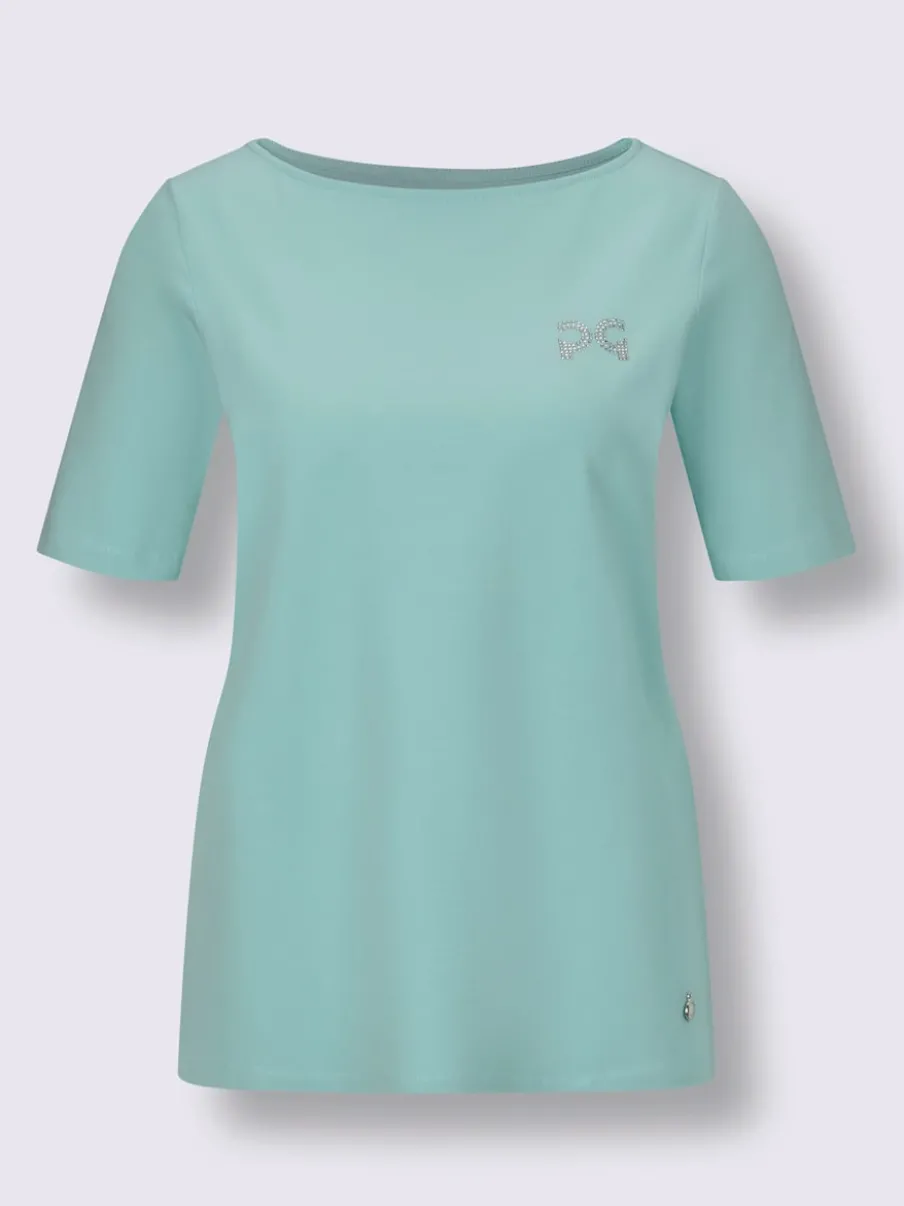 T-shirt à encolure ronde en coton Pima doux