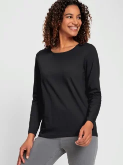 T-shirt à encolure ronde en coton doux confortable