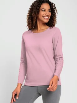 T-shirt à encolure ronde en coton doux confortable