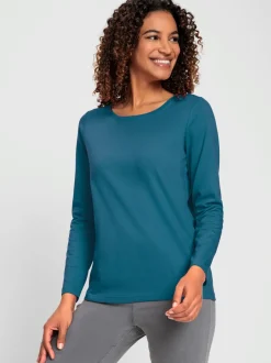 T-shirt à encolure ronde en coton doux confortable