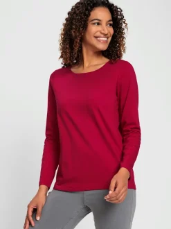 T-shirt à encolure ronde en coton doux confortable