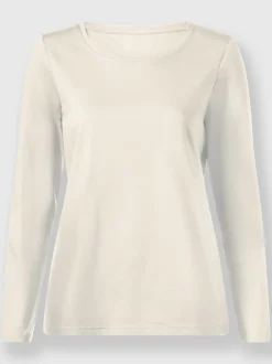 T-shirt à encolure ronde en coton doux confortable