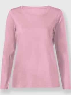 T-shirt à encolure ronde en coton doux confortable