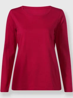 T-shirt à encolure ronde en coton doux confortable