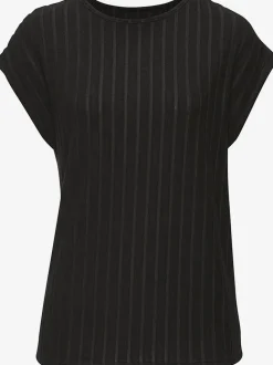 T-shirt à encolure ronde et manches courtes