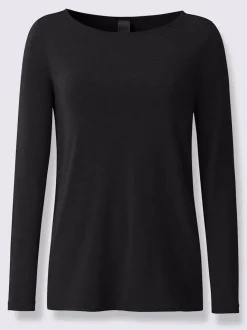 T-shirt à encolure ronde pli creux tendance au dos