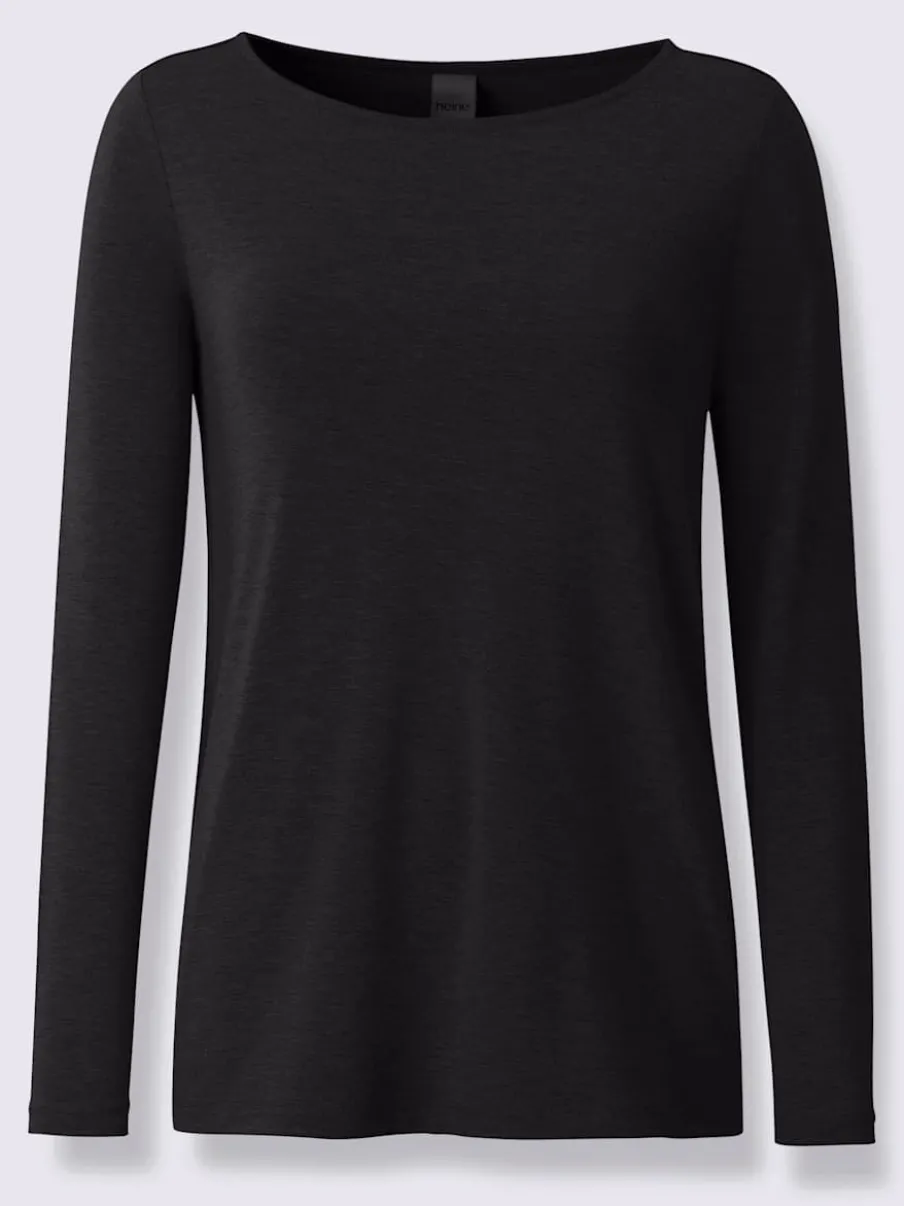 T-shirt à encolure ronde pli creux tendance au dos