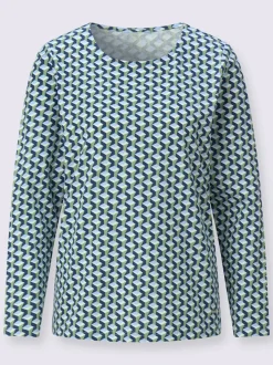 T-shirt à encolure ronde pur coton