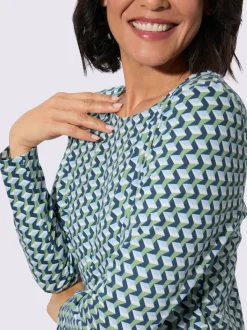 T-shirt à encolure ronde pur coton