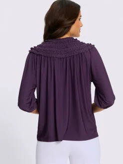 T-shirt à encolure ronde toucher doux