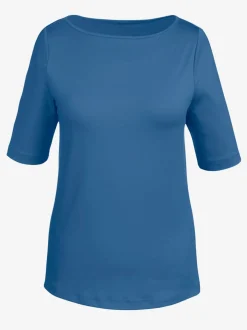 T-shirt encolure U manches courtes matière douce respirante