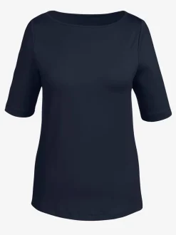 T-shirt encolure U manches courtes matière douce respirante