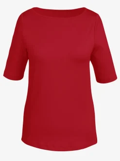 T-shirt encolure U manches courtes matière douce respirante