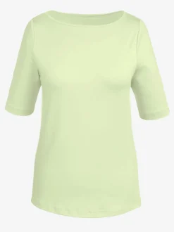 T-shirt encolure U manches courtes matière douce respirante