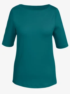 T-shirt encolure U manches courtes matière douce respirante