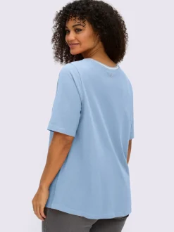 T-shirt en v