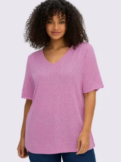 T-shirt en v
