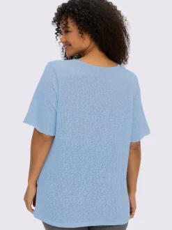 T-shirt en v