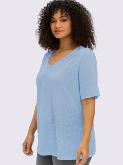 T-shirt en v