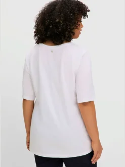 T-shirt en v