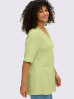 T-shirt en v encolure en v affinante