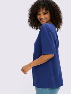 T-shirt en v encolure en v affinante