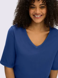 T-shirt en v encolure en v affinante