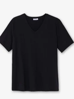T-shirt en v encolure en v affinante