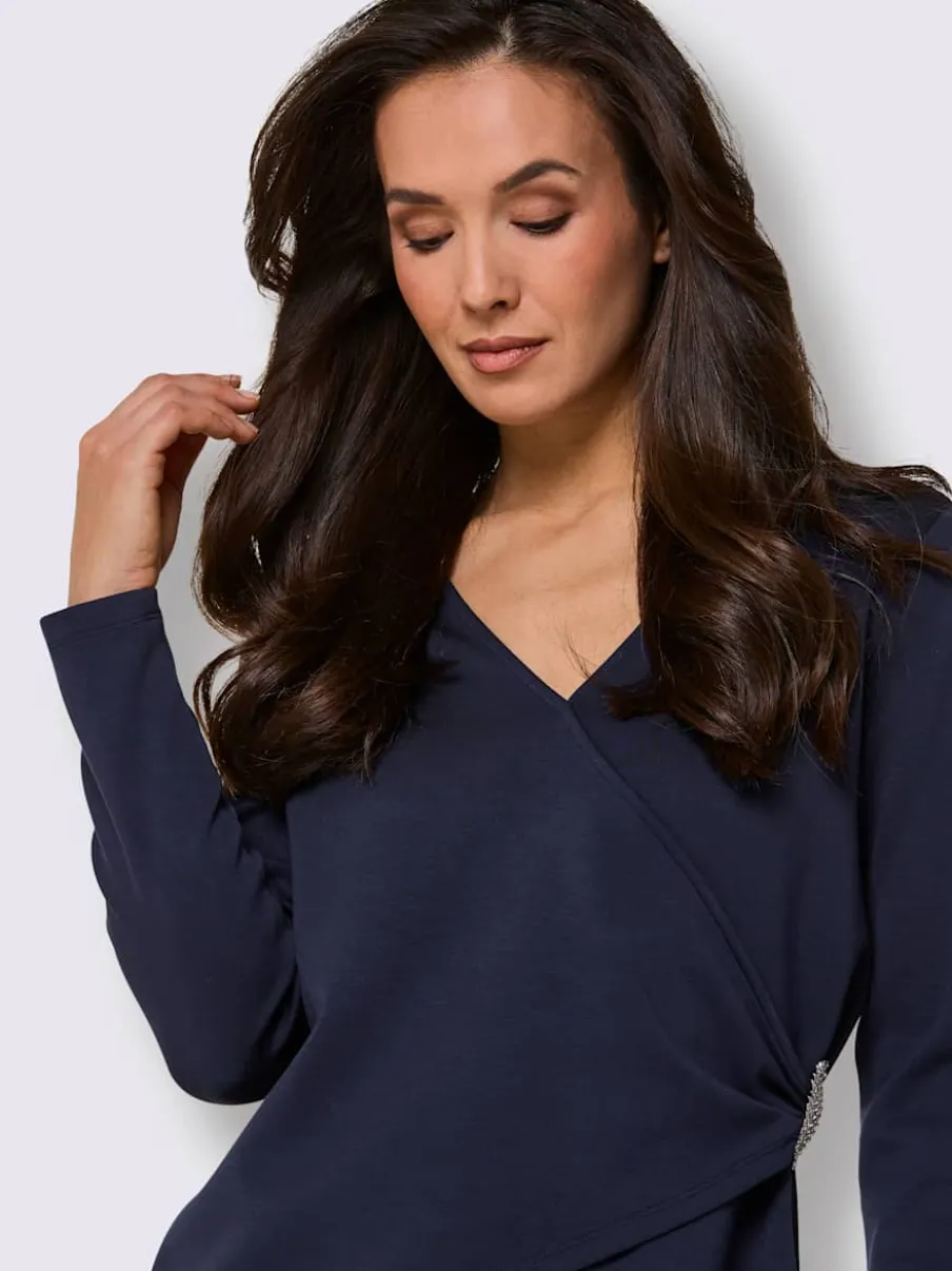 T-shirt en v modal (tencel)