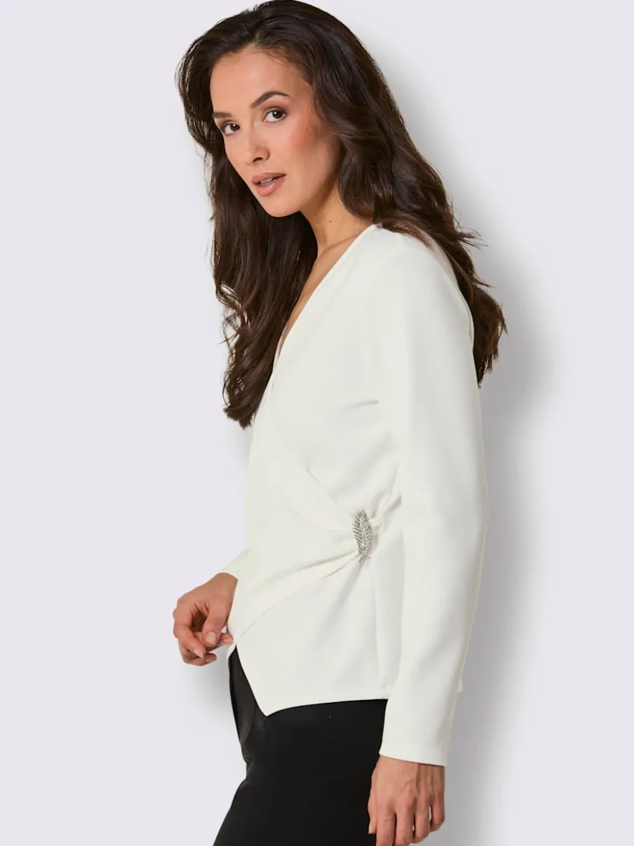 T-shirt en v modal (tencel)