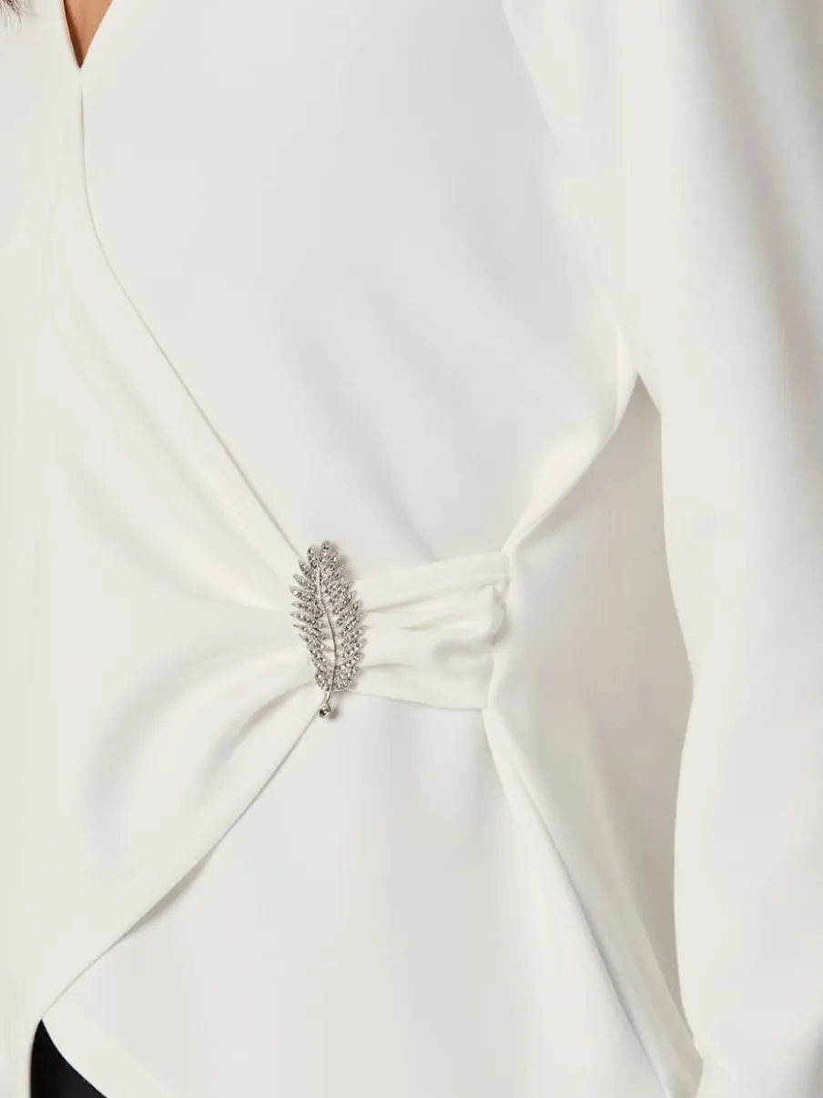 T-shirt en v modal (tencel)
