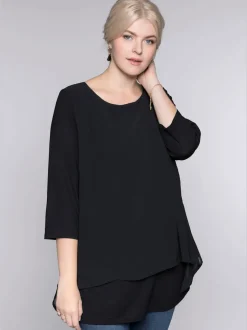 T-shirt forme fluide en pointe