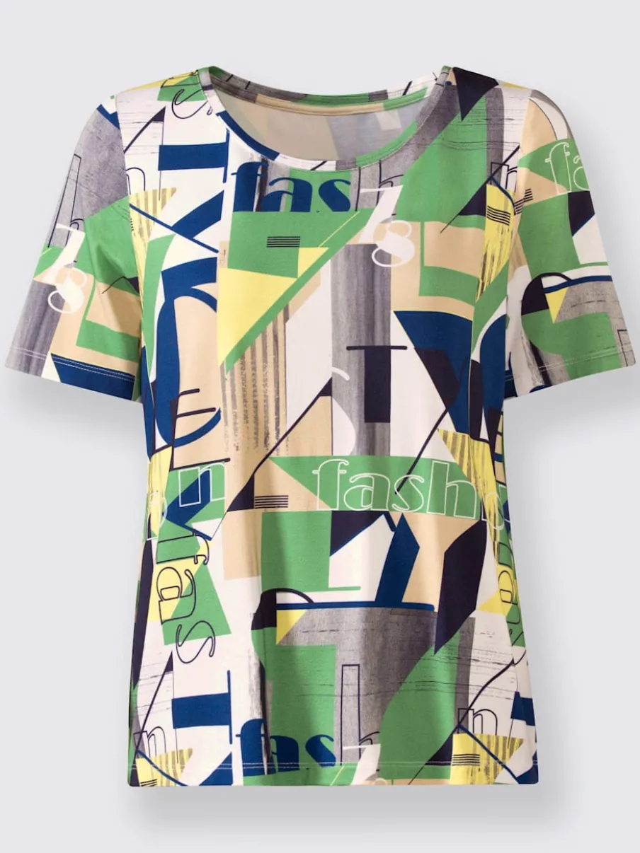 T-shirt graphique à manches courtes en viscose douce