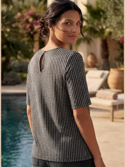 T-shirt lascana avec imprimé tendance