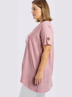 T-shirt long coupe longue affinante