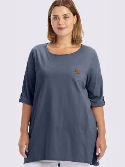T-shirt long coupe évasée