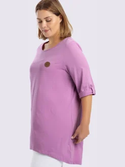 T-shirt long coupe évasée