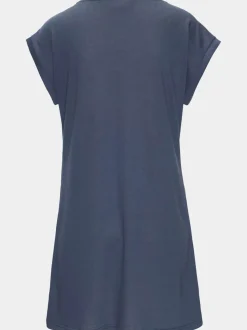 T-shirt long encolure avec bords-côtes légèrement brillants grâce au fil lurex