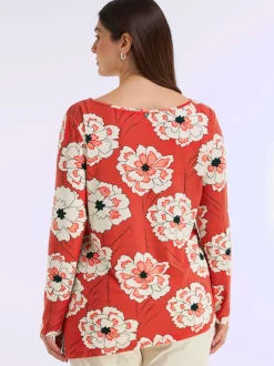 T-shirt long style superposé