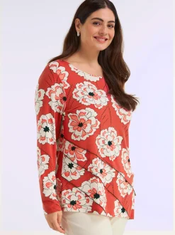T-shirt long style superposé