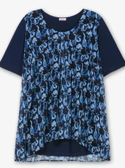 T-shirt look superposé féminin