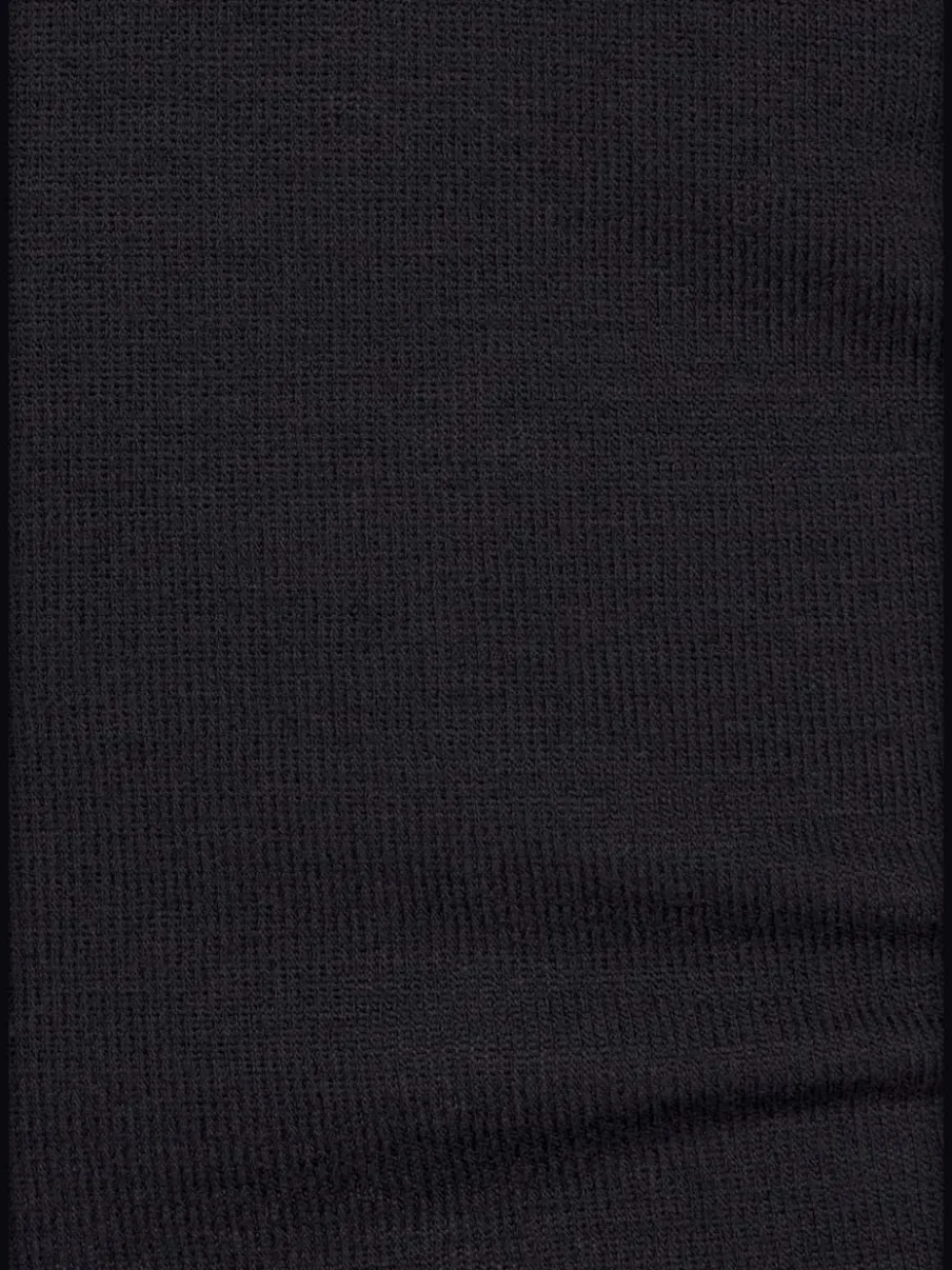 T-shirt à manches 3/4 avec emmanchures chauve-souris en tricot léger