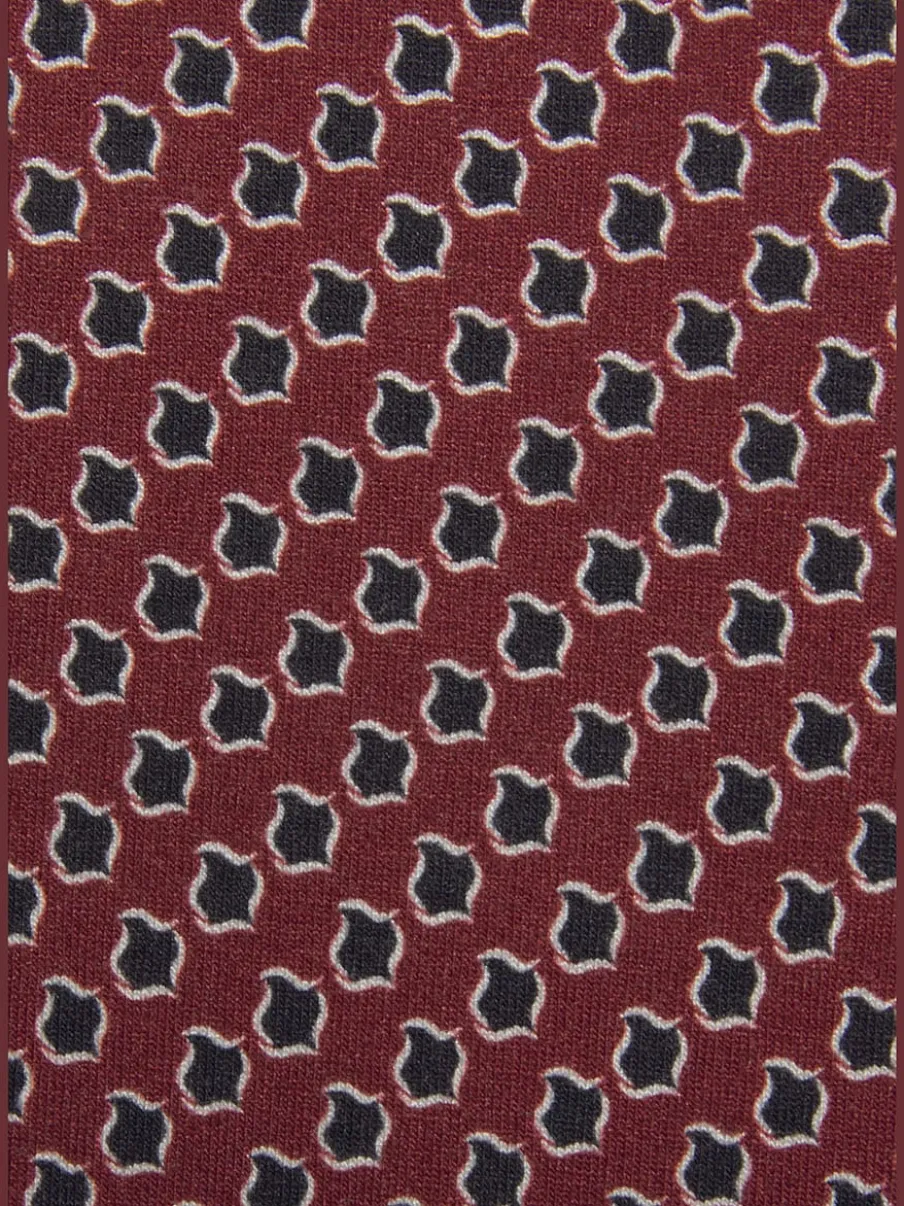 T-shirt à manches 3/4 avec encolure ronde et bouton devant